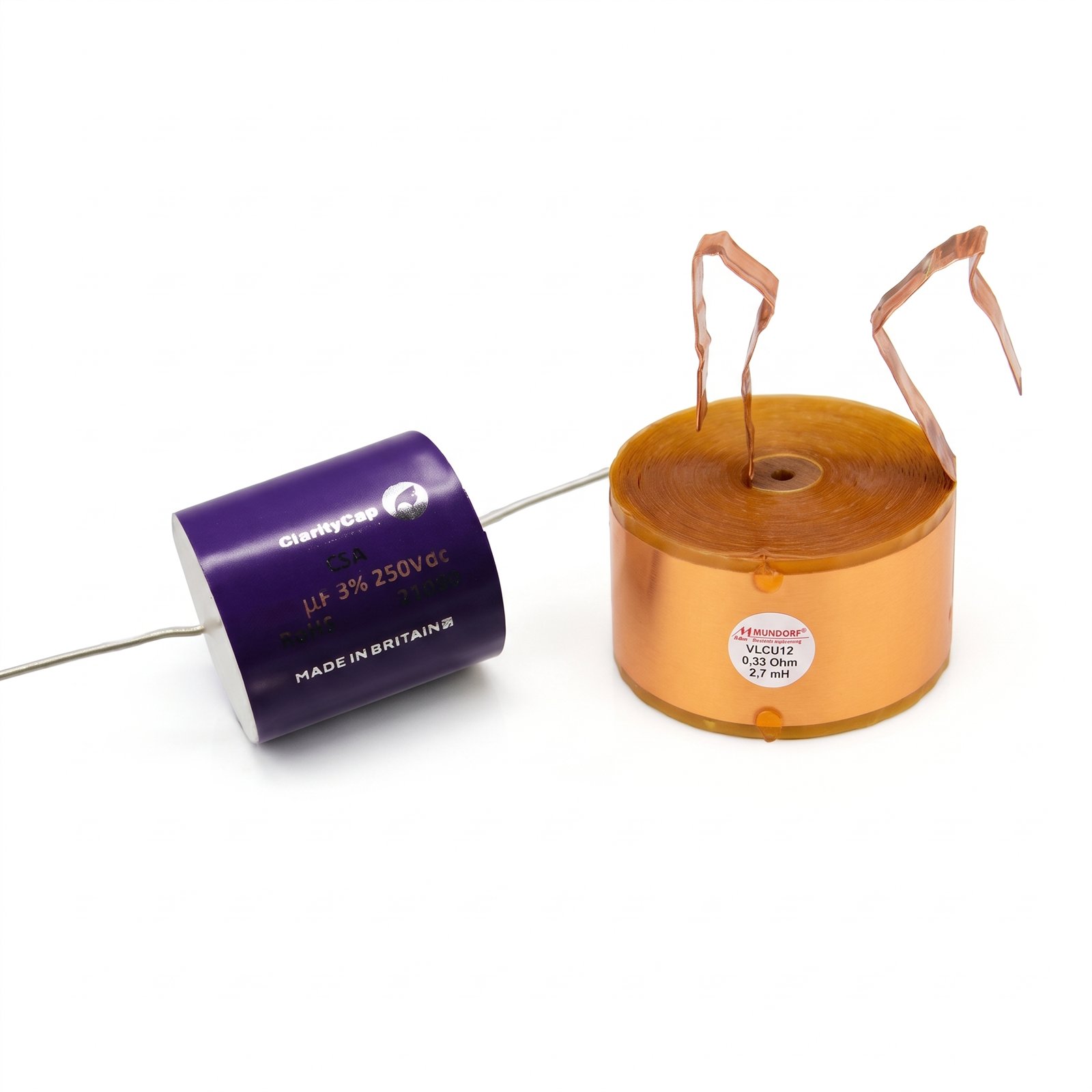 Bauteile der Evolution Edition: ClarityCap CSA und Mundorf M-Coil VLCU12